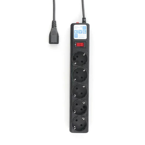 Ф-удлинитель, PC 0,5м, 5р, черн. 10А, UPS(C14), SPG5-В1 Ф-удлинитель, PC 0,5м, 5р, черн. 10А, UPS(C14), SPG5-В1
